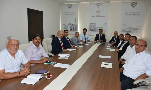Karaman'da Sene Sonu İlçe Milli Eğitim Müdürleri Kurulu Toplantısı Yapıldı