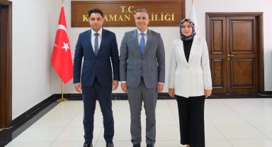 Konya Bölge Adliye Mahkemesi Üyeliğine Atanan Osman Yılmaz'dan Karaman Valisi'ne Veda Ziyareti
