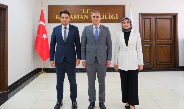 Konya Bölge Adliye Mahkemesi Üyeliğine Atanan Osman Yılmaz'dan Karaman Valisi'ne Veda Ziyareti