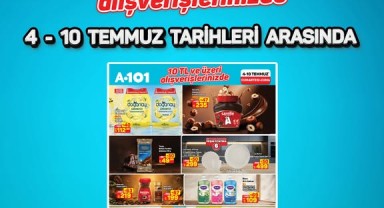 A101'de 10 TL ve Üzeri Alışverişe Özel Fırsatlar: 4-10 Temmuz Kampanyası