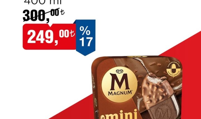 BİM'de Magnum Mini Dondurma Fırsatı: 17-20 Temmuz'da İndirimli Fiyatlarla