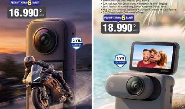 BİM'den Yeni Teknoloji Ürünleri: Insta360 Aksiyon Kameraları Uygulamada