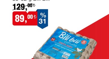 BİM'den Yumurta Kampanyası: 30'lu Koli 89 TL'ye