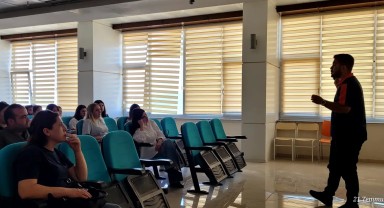Ermenek Devlet Hastanesi Personeline AFAD'dan Afet Farkındalık ve Yangın Eğitimi