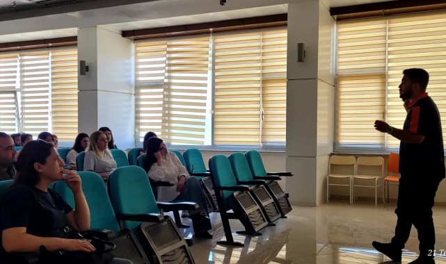 Ermenek Devlet Hastanesi Personeline AFAD'dan Afet Farkındalık ve Yangın Eğitimi