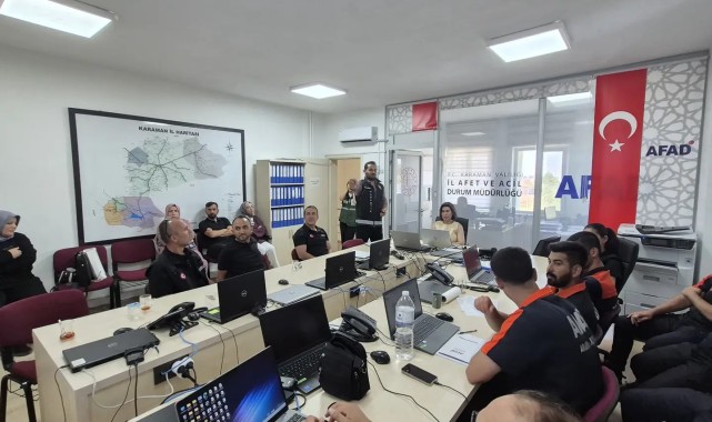 Karaman AFAD Personeline Madde Bağımlılığı Eğitimi Verildi