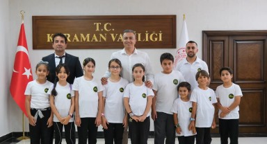 Karaman Genç Akademi Sporcuları Valiliği Ziyaret Etti