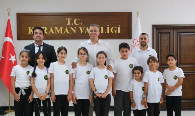 Karaman Genç Akademi Sporcuları Valiliği Ziyaret Etti
