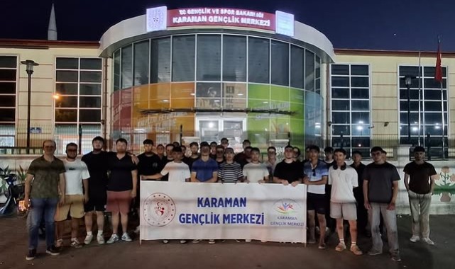 Karaman Gençlik Kampı İçin Yola Çıktı