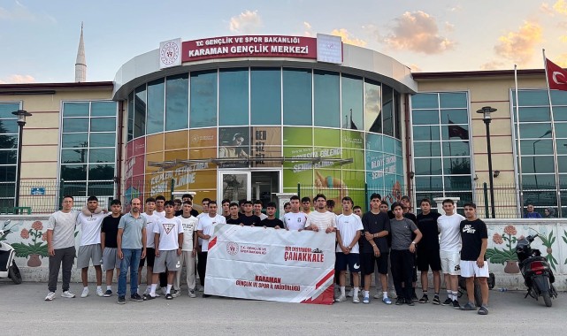 Karaman Gençlik Merkezi'nden Çanakkale Ruhu Vurgusu