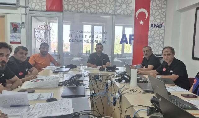 Karaman İl Risk Azaltma Planı 2027-2031 Dönemi Çalışmaları Değerlendirildi