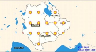 Karaman'da 13 Temmuz Pazartesi Hava Durumu: Parçalı Bulutlu, Sıcaklık 33°C