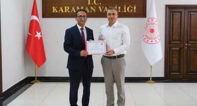 Mehmet Çalışkan'dan Karaman Valisi Hayrettin Çiçek'e Veda Ziyareti