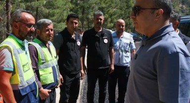 Vali Çiçek, Bostanözü Grup Yolu Asfalt Çalışmalarını İnceledi