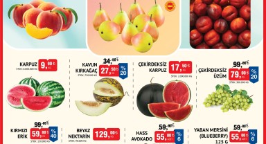 Karaman BİM Mağazalarında Meyve ve Sebze İndirimi Başladı