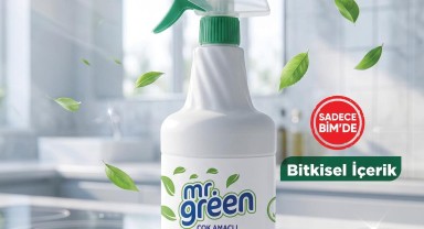 Karaman BİM Mağazalarında Mr. Green Bitkisel Temizleyici Satışa Sunuldu