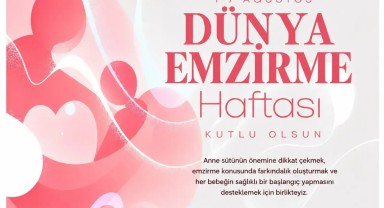 Karaman Eğitim ve Araştırma Hastanesi'nden Dünya Emzirme Haftası Mesajı
