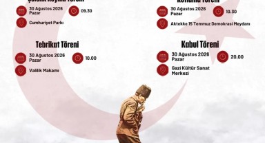 Karaman'da 30 Ağustos Zafer Bayramı 104. Yılı Kutlama Programı Belli Oldu