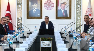 Karaman'da Spor Müsabakaları İçin Güvenlik Önlemleri Masaya Yatırıldı