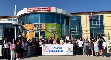 Karamanlı Gençler Mersin Altuğ Verdi Kampı İçin Yola Çıktı