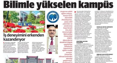Karamanoğlu Mehmetbey Üniversitesi Ulusal Basında Yankı Uyandırdı