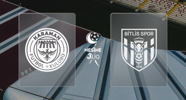 Karaman FK - Bitlis 1916 FK Maçı Ne Zaman, Saat Kaçta ve Hangi Stadyumda?
