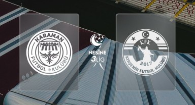 Karaman FK, Kırşehir FSK Karşısında Sahaya Çıkıyor