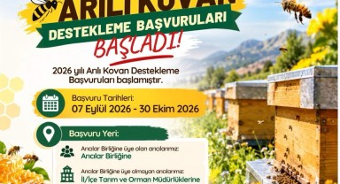 Karaman'da Arılı Kovan Destekleme Başvuruları Başladı