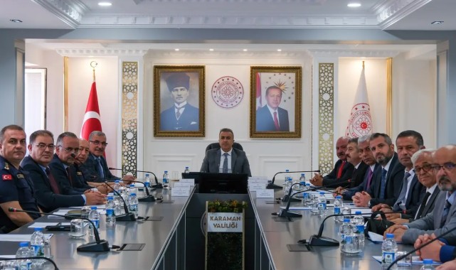 Karaman'da Üniversite Güvenlik Koordinasyon Toplantısı Gerçekleştirildi
