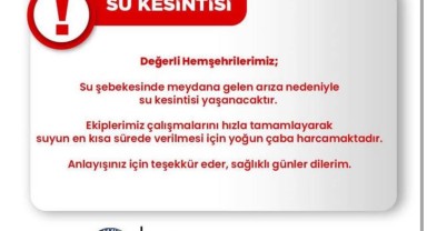 Kazımkarabekir'de Su Kesintisi Duyurusu: Emsalhayat ve Timsal Mahallelerinde Sular Ne Zaman Gelecek?