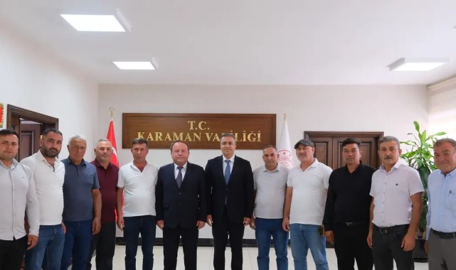 Mut Heyeti ve Eğitimcilerden Karaman Valisi Hayrettin Çiçek'e Ziyaret