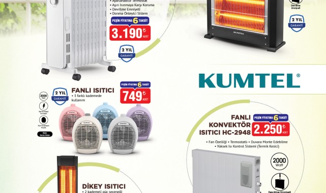 BİM 25 Ekim Aktüel Ürünler Kataloğu: Isıtıcı Çeşitleri Geliyor