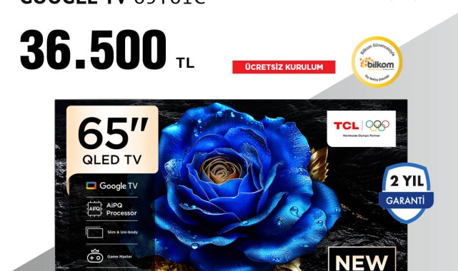 BİM Karaman Mağazalarında TCL 65 İnç 4K QLED TV Satışta!