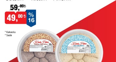 BİM'de Kürek Helva Çeşitlerinde İndirim Fırsatı Başlıyor