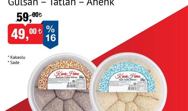 BİM'de Kürek Helva Çeşitlerinde İndirim Fırsatı Başlıyor