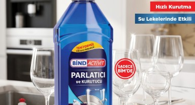 BİM'den Yeni Bind Activit Bulaşık Makinesi Parlatıcı ve Kurutucu