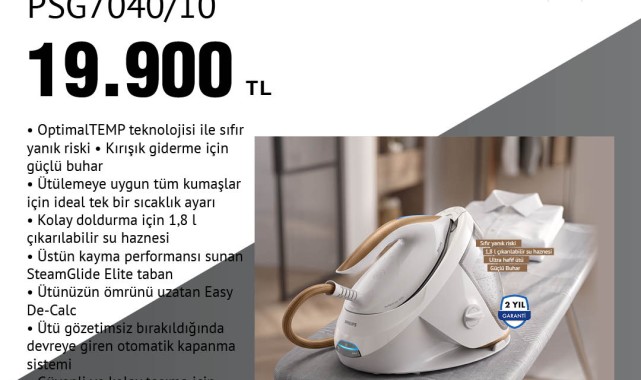 BİM'e Dev Fırsat Geliyor: Philips Kazanlı Ütü Satışa Çıkıyor