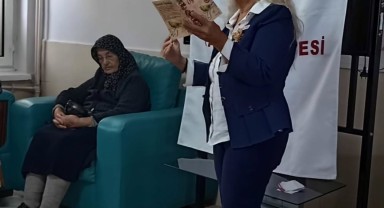 Karaman Huzurevi'nde Büyükler İçin Anlamlı Kitap Okuma Etkinliği