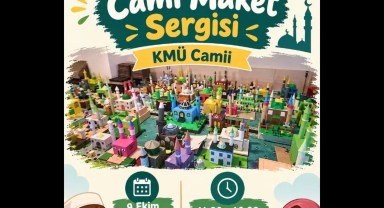 Karaman Müftülüğü'nden Miniklerden Cami Maket Sergisi
