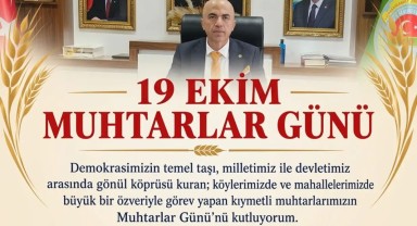 Karaman Ziraat Odası Başkanı Mehmet Bayram'dan Muhtarlar Günü Mesajı