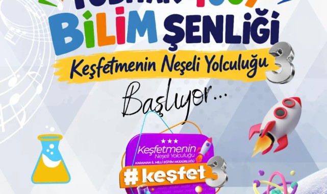 Karaman'da Bilim Şenliği: Keşfetmenin Neşeli Yolculuğu-3 Başlıyor