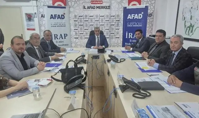 Karaman'da İDK-İRAP İzleme ve Değerlendirme Komisyonu Toplandı