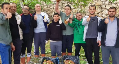 Karaman'da Özel Gereksinimli Bireyler Ceviz Toplama Etkinliğinde Buluştu
