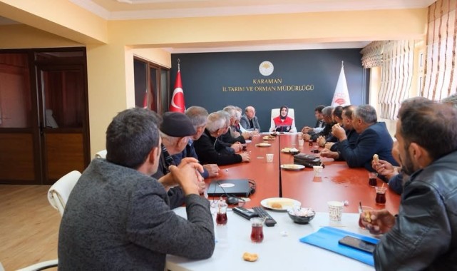 Karaman'da Zeytin Üretimi İçin Kritik Toplantı Yapıldı
