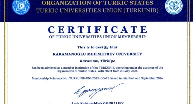 Karamanoğlu Mehmetbey Üniversitesi TÜRKÜNİB Üyeliğini Resmileştirdi