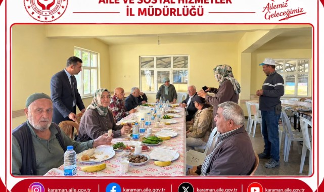 Kazancı Belediyesi'nden Huzurevi Sakinlerine Vefa Yemeği