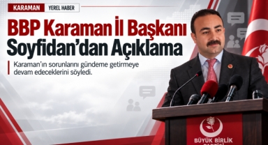 Soyfidan’dan siyasi tartışmalara ilişkin açıklama